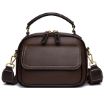 New Sac a Main Women Handbag soft small Shoulder Pu Leather Tote Hand Bags for Ladies(coffee)