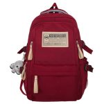 New waterproof school bag(Merun Color)version 03