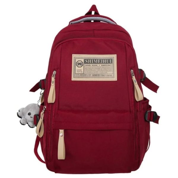 New waterproof school bag(Merun Color)version 03