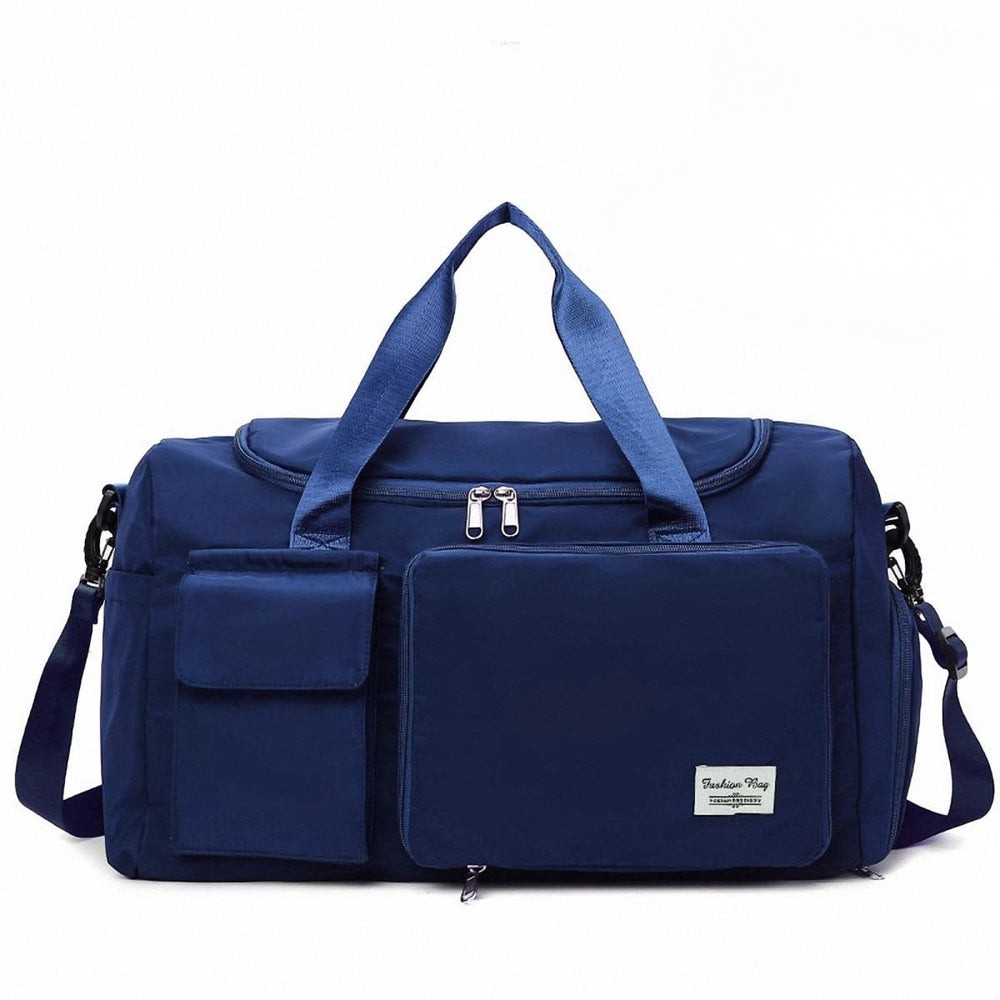 Untitled_design_(11) Fashionable Large Capacity Travel & Gym Bag Blue - Image 1