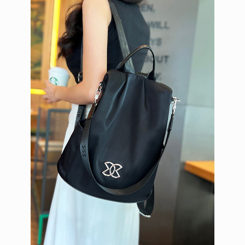 mmexport1706981096404 (1) Women Large Capacity Outdoor Tote Bag ( black ) - Image 1